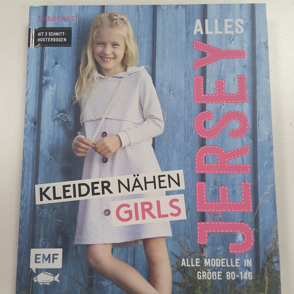 Alles Jersey  Kleider nähen Girls