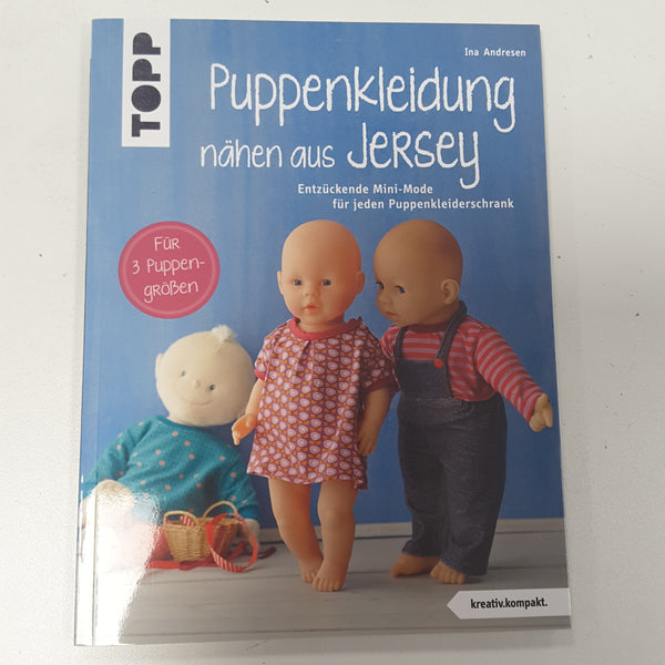 Puppenkleidung nähen aus Jersey