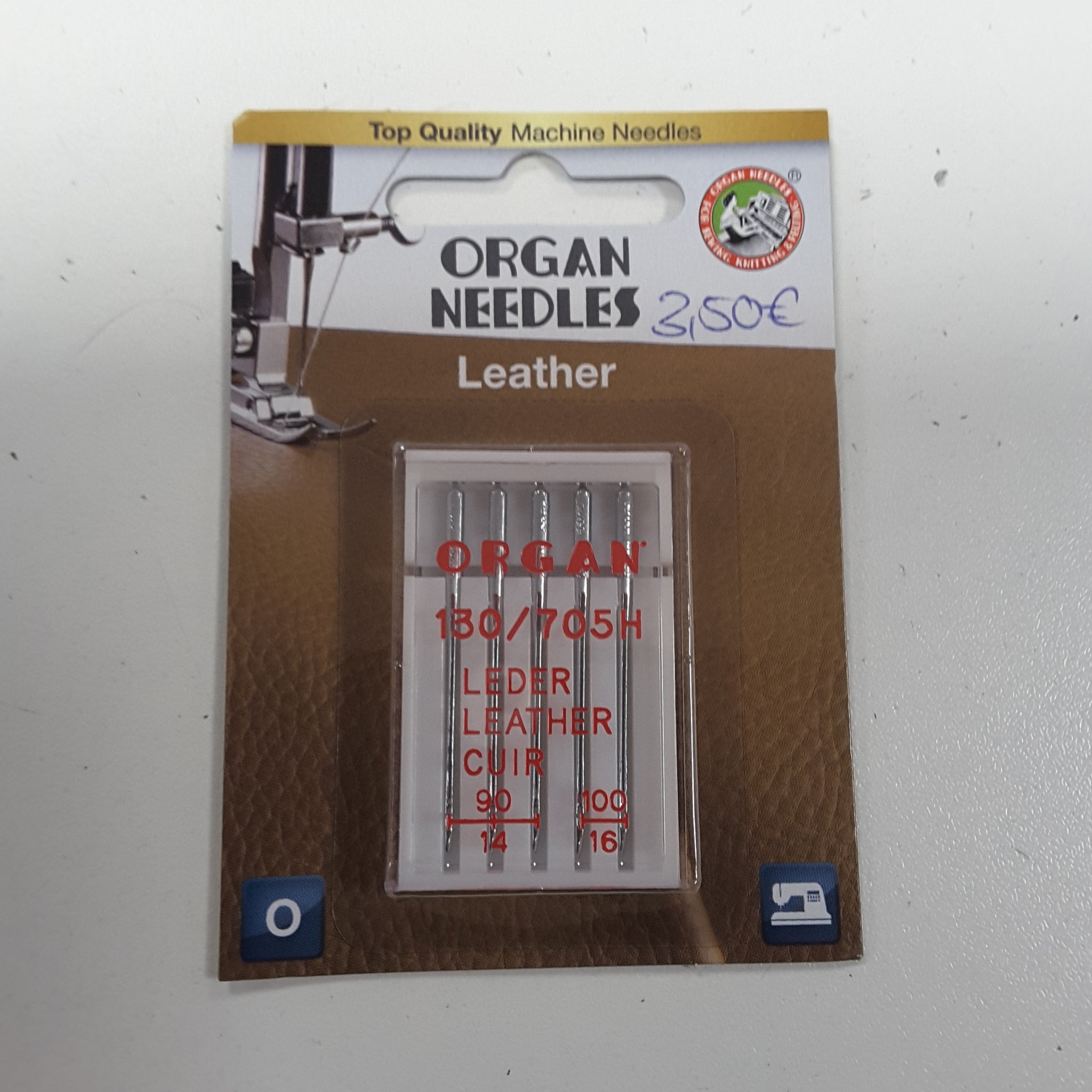 Organ Needles Leather/Leder