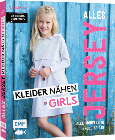 Alles Jersey  Kleider nähen Girls