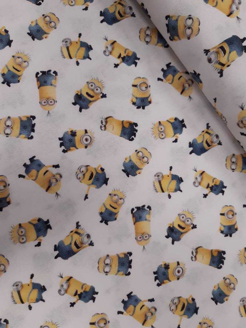 Lizenz-Baumwollstoff Minions